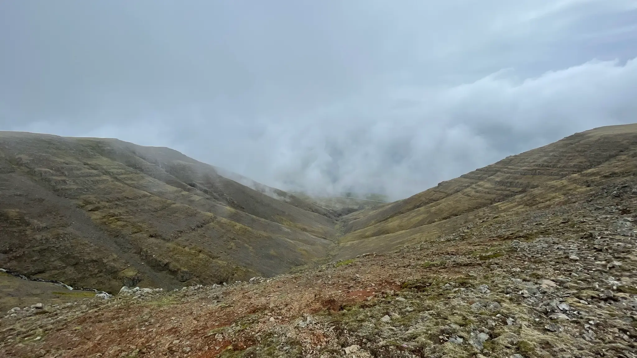 Kúludalsá ravine at 6.5km