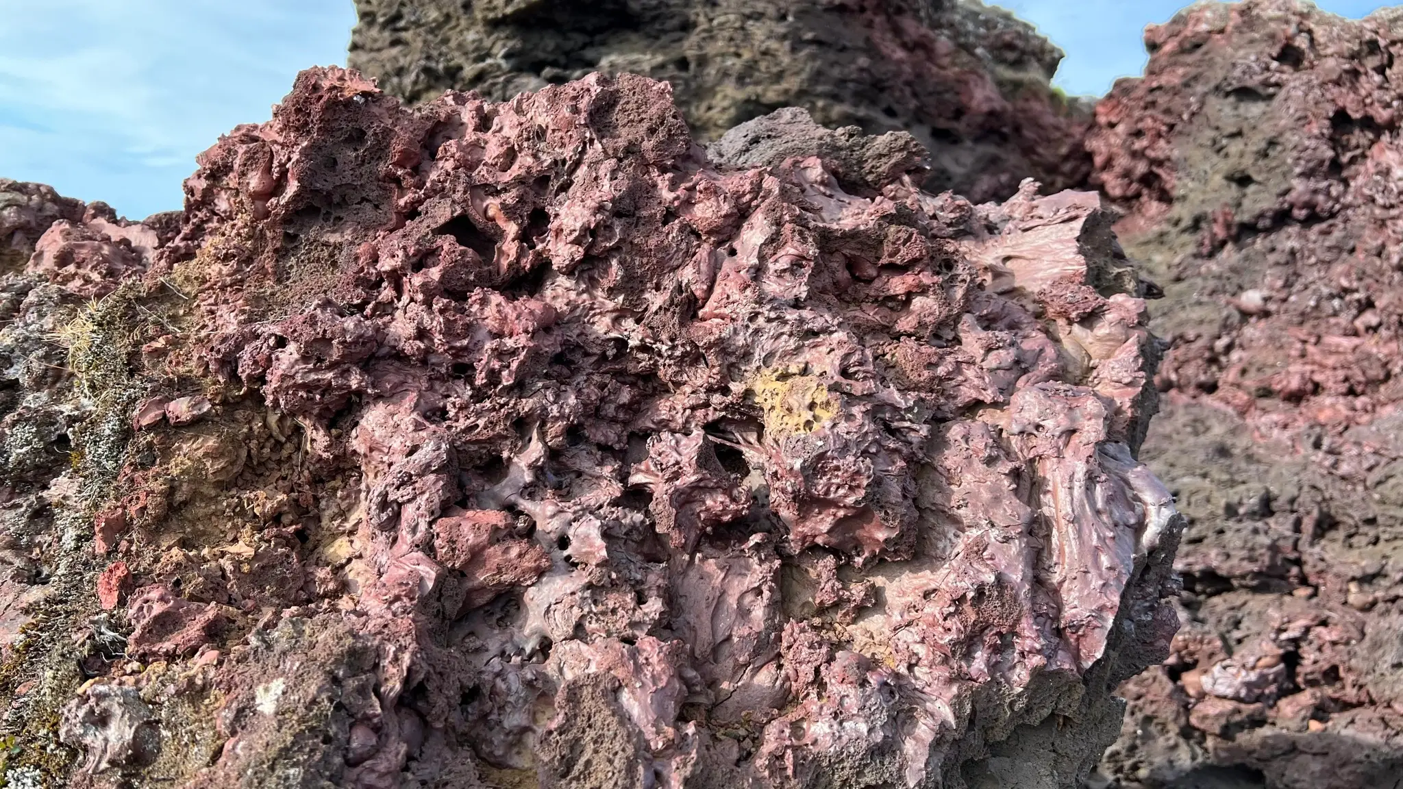 Molten rock, frozen in time