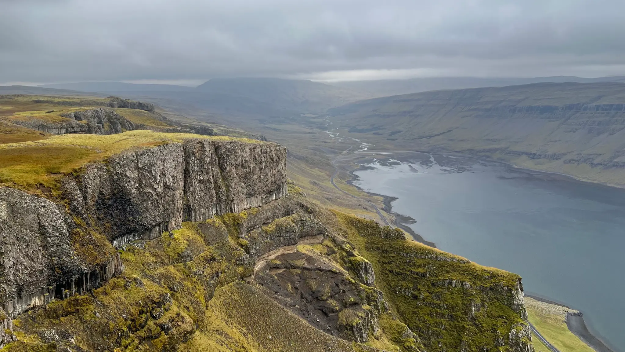 View to the SE from the þyrill ridge